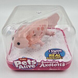Zuru Pets Alive Pink Swimming Axolotl Real-Life Robotic Pets Bath & Pool Toy